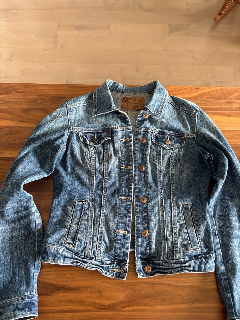 Garage Medium Wash Blue Denim Jacket